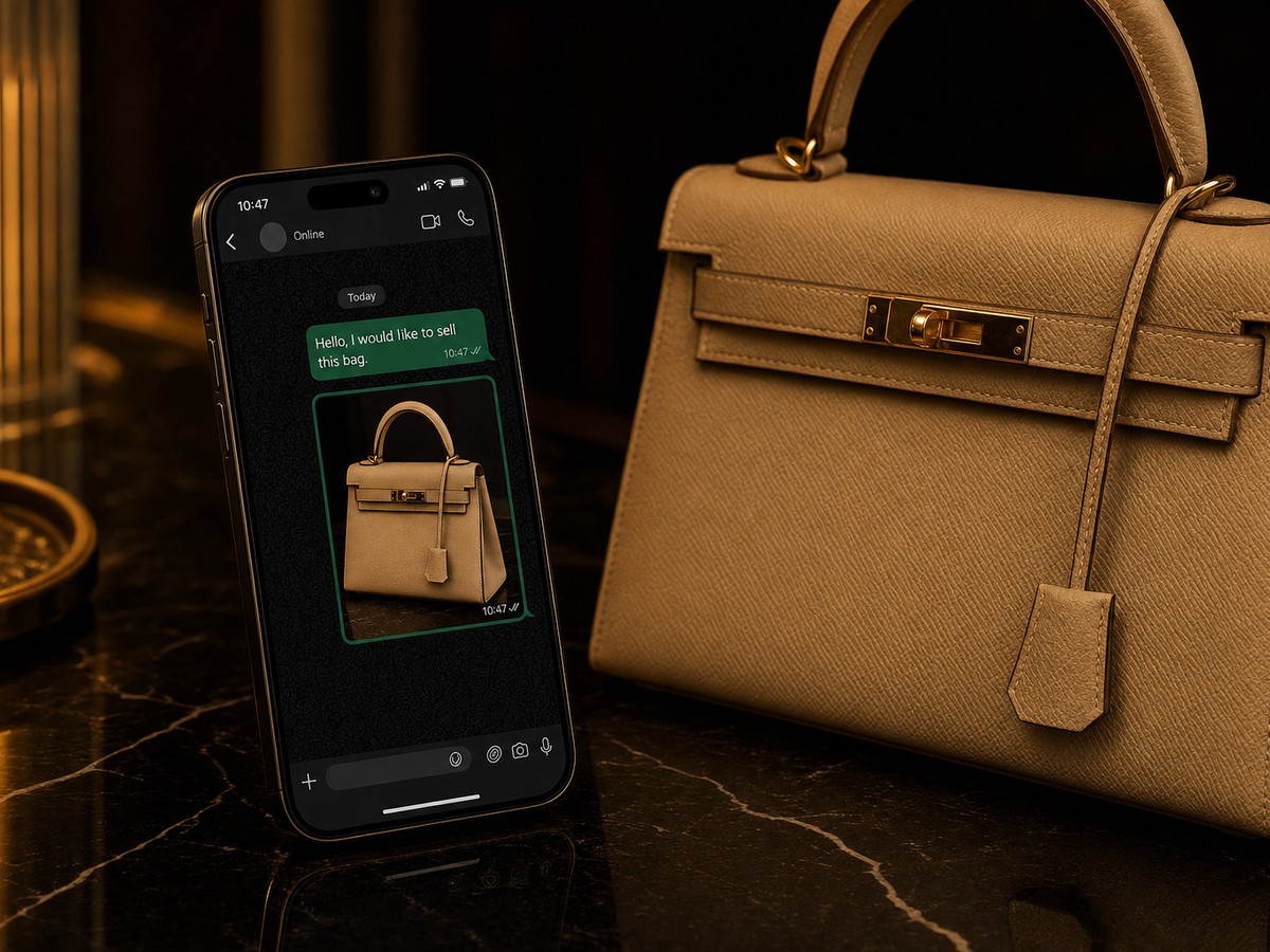 Send luxury item photos via WhatsApp for buyout quotation